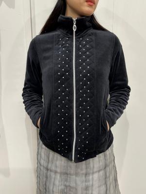 ベロアシャツ/FullZip