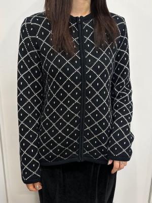 ニットセーター/fullzip