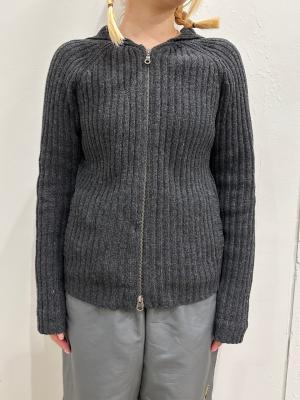 ニットセーター/fullzip