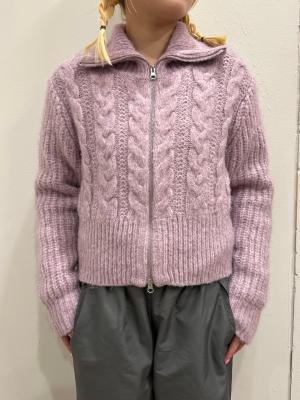 ニットセーター/fullzip